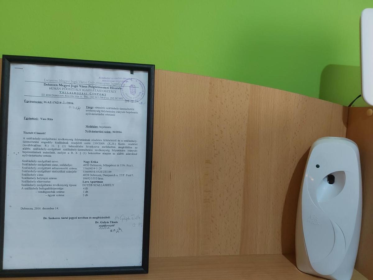 Lara Apartman Дебрецен Экстерьер фото
